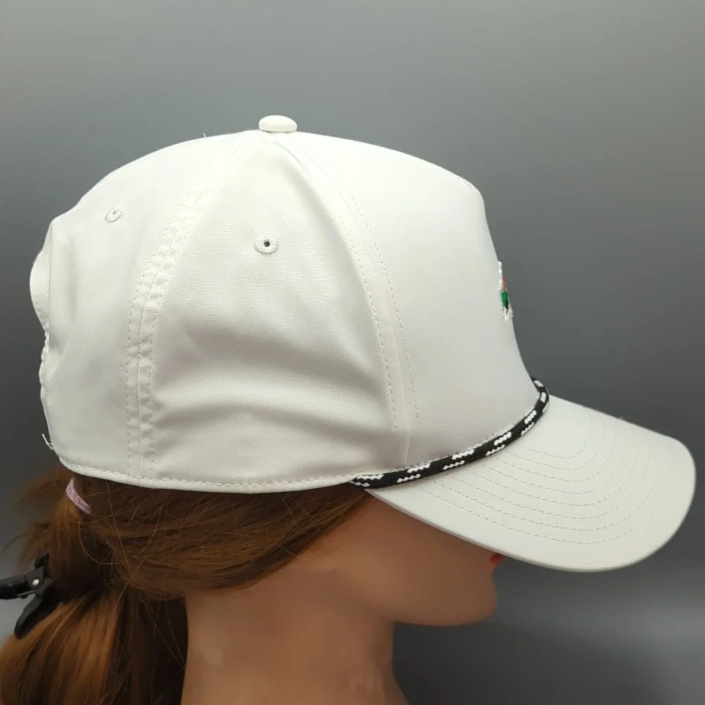 Daytona International Speedway NASCAR Hat Cap White Rope Snapback OSFM